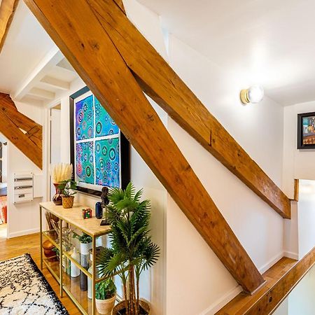 Art & Curiosity Cabinet Style Appartement With Paris View, Villa Des Ammonites Meudon Kültér fotó