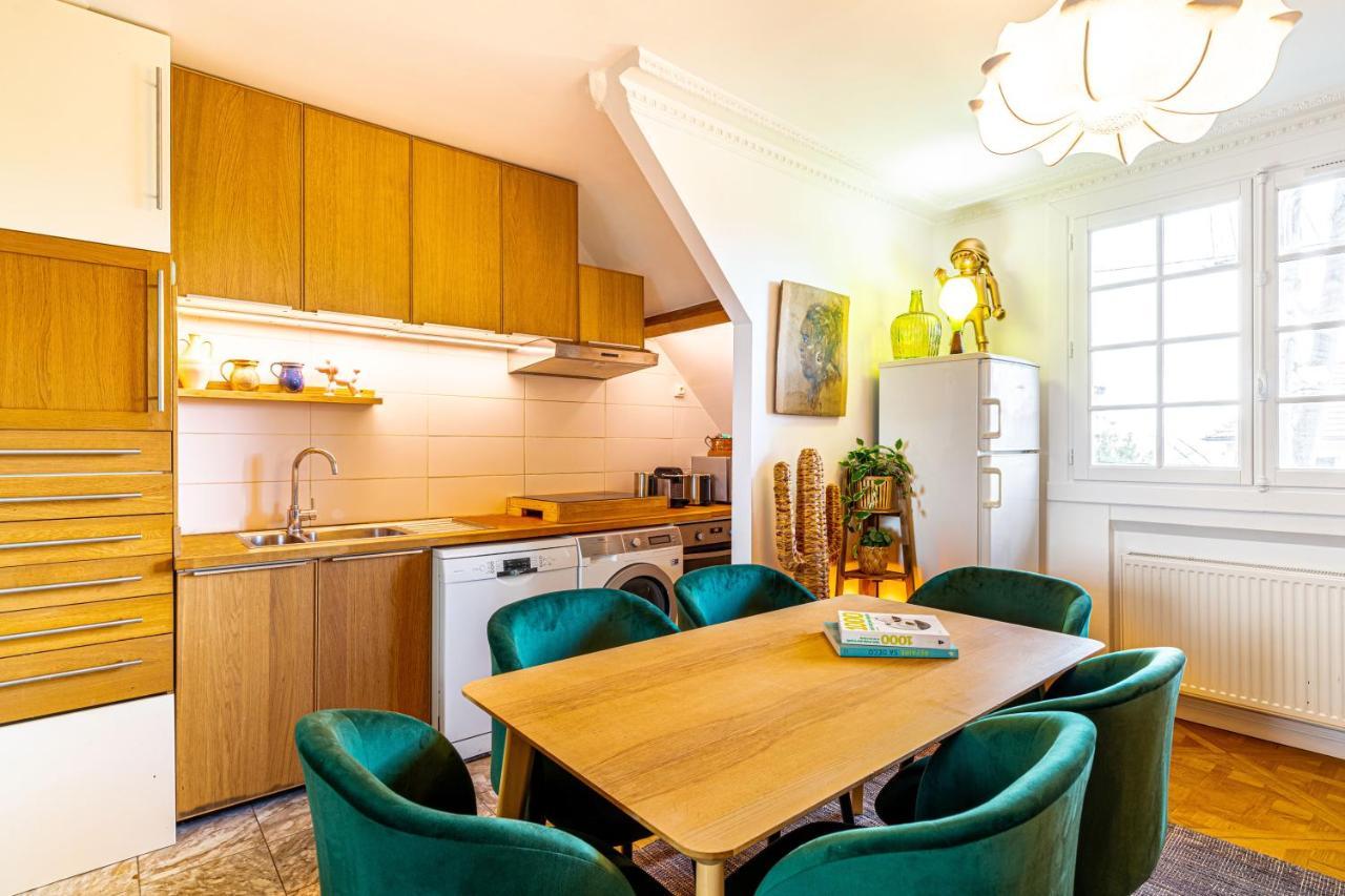 Art & Curiosity Cabinet Style Appartement With Paris View, Villa Des Ammonites Meudon Kültér fotó